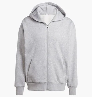Толстовка мужская Adidas All Szn Fleece Full Zip Hoodie Grey IY4159