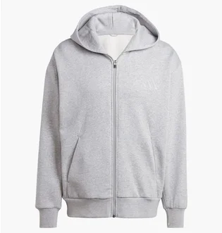 Толстовка мужская Adidas All Szn Fleece Full Zip Hoodie Grey IY4159