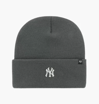 Шапка унисекс 47 Brand Mlb New York Yankees Base Runn Grey B-BRNCK17ACE-CC