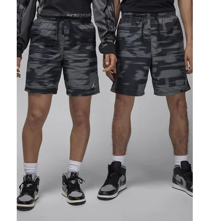 Шорты унисекс Air Jordan Printed Shorts Grey/Black FV7237-068