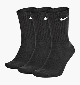 Шкарпетки унісекс Nike U Everyday Cush Crew (3 пари) Black SX7664-010