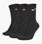 Шкарпетки унісекс Nike U Everyday Cush Crew (3 пари) Black SX7664-010