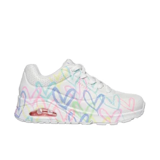 Кросівки жіночі Skechers Uno Spread The Love White 155507-WPTQ