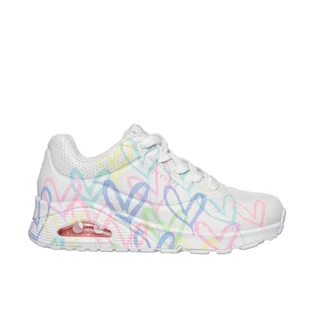 Кроссовки женские Skechers Uno Spread The Love White 155507-WPTQ
