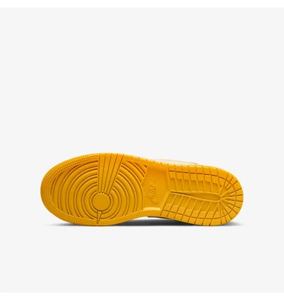 Кросівки дитячі Air Jordan 1 Low Taxi Gs Yellow/White 553560-701