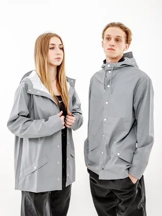Куртка унісекс Rains Jackets Grey 1201-ROCK