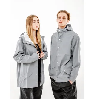 Куртка унісекс Rains Jackets Grey 1201-ROCK
