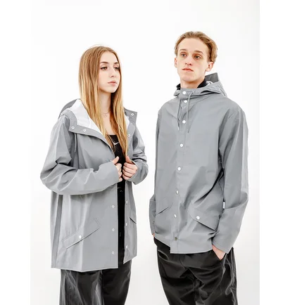 Куртка унісекс Rains Jackets Grey 1201-ROCK