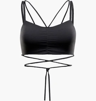 Топ жіночий Nike Zenvy Strappy Wrap Black FV6508-010