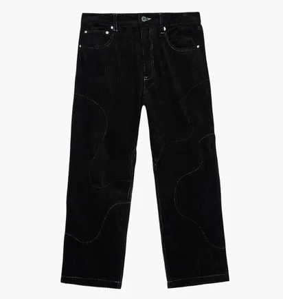 Штаны мужские Brain Dead Organic Paneled Corduroy Black F23B19003312