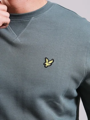 Свитшот мужской Lyle & Scott Turquoise ML424VOG