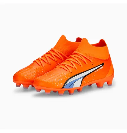 Бутсы детские Puma Ultra Pro Fg Ag Orange 107228-01
