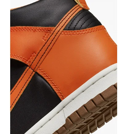Кроссовки детские Nike Dunk High Orange/Black DB2179-004
