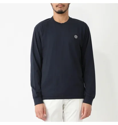 Лонгслів чоловічий Stone Island Black K1S152100227-S0013-V0020