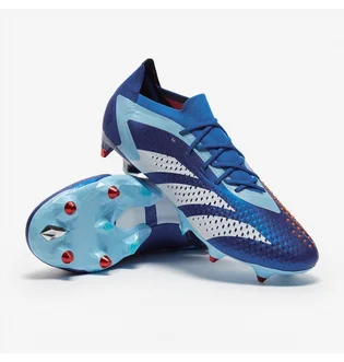 Бутсы унисекс Adidas Predator Accuracy .1 Low Sg Blue/Light Blue IF2291