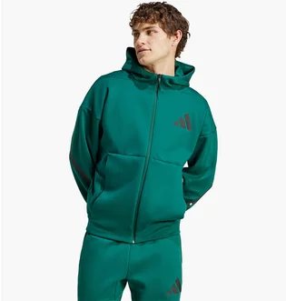 Толстовка чоловіча Adidas Z.N.E. Full-Zip Hooded Track Jacket Green JF6539