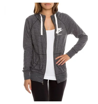 Толстовка жіноча Nike Gym Vntg Hoodie Fz Cyan 883729-060