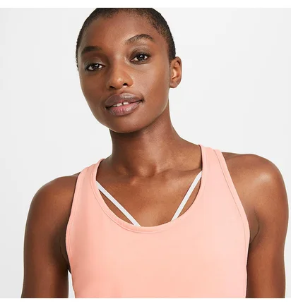 Майка женская Nike Yoga Layer Tank Peach CQ8826-800