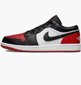 Кросівки чоловічі Air Jordan 1 Low Black/Red 553558-161