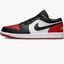 Кросівки чоловічі Air Jordan 1 Low Black/Red 553558-161