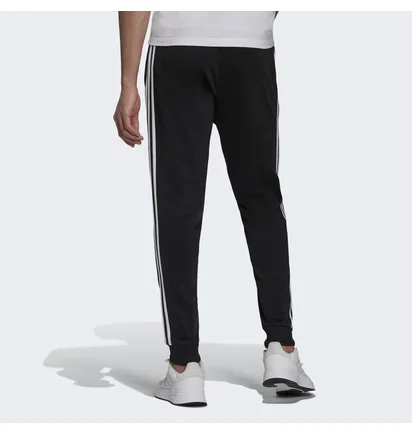 Штаны мужские Adidas Essentials Warm-Up Tapered 3-Stripes Track Pants Black H46105