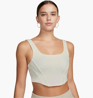 Топ жіночий Nike Sportswear Light-Support Padded Corset Bra Beige FB4129-133
