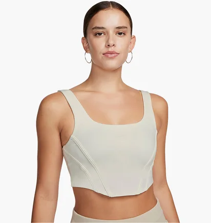 Топ женский Nike Sportswear Light-Support Padded Corset Bra Beige FB4129-133