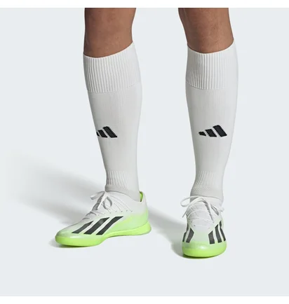 Футзалки унисекс Adidas X Crazyfast.1 Indoor Shoes White/Green IE4206