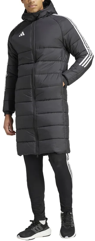 Парка мужская Adidas Kurtka Z Kapturem Tiro24 L Coat Black IJ7389