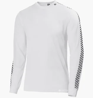 Термобілизна чоловіча Helly Hansen Lifa Stripe Crew White 48800-001