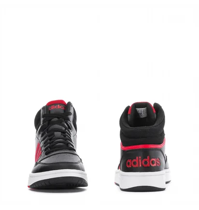 Кроссовки мужские Adidas Hoops 3.0 Mid Black ID9835