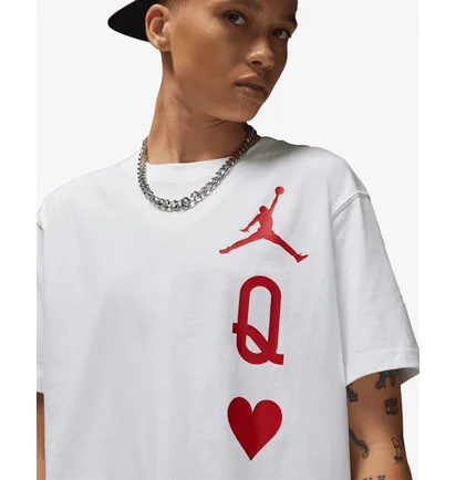 Футболка жіноча Jordan Flight Queen Of Hearts Tee White DQ4471-100
