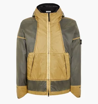 Куртка чоловіча stone island Mussola Gommata Tc Olive/Beige 7815430T1-V0098