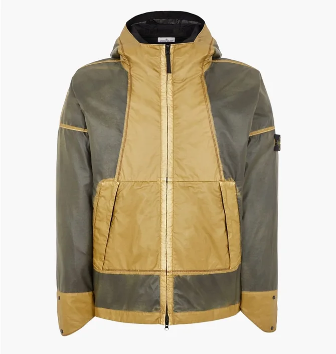Куртка мужская stone island Mussola Gommata Tc Olive/Beige 7815430T1-V0098