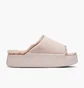 Тапочки женские Nike Calm Elevation Fur Beige HV8560-600