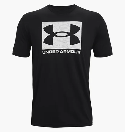 Футболка мужская Under armour Abc Camo Boxed Logo Ss Black 1361673-001