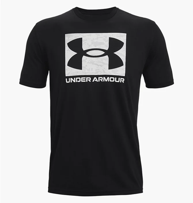 Футболка мужская Under armour Abc Camo Boxed Logo Ss Black 1361673-001