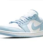 Кросівки жіночі Air Jordan Wmns 1 Low White/Light Blue DC0774-141