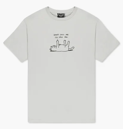 Футболка мужская Ripndip DonT Call Me Grey RNDSUM24151