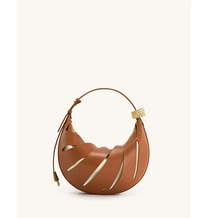 Сумка жіноча JW PEI Jana Hollow Out Shoulder Bag Brown BB2023BG78417JWP