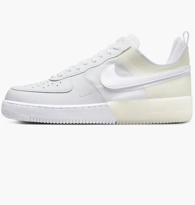 Кросівки чоловічі Nike Air Force 1 React White Dm0573-100