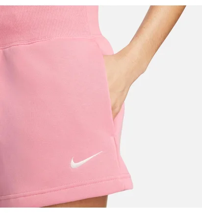 Шорти жіночі Nike Sportswear Phoenix Fleece High-Rise Shorts Pink FD1409-611