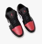 Кроссовки мужские Air Jordan 1 Low Black/Red 553558-161