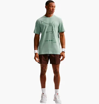 Футболка мужская Nike Court French Open Green IH2104-006