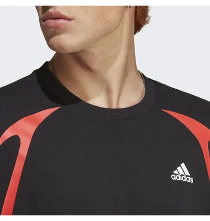 Футболка чоловіча Adidas Colorblock Tee Black Ic3702