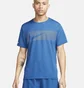 Футболка мужская Nike Miler Flash Dri-Fit Uv Short-Sleeve Running Top Blue FN3051-476
