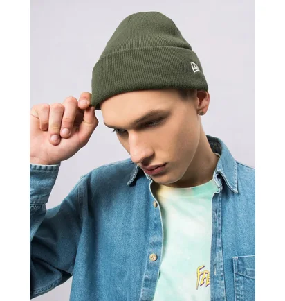 Шапка чоловіча NEW ERA Short Cuff Beani Olive 60284981