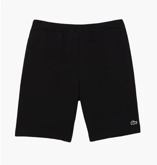 Шорты мужские Lacoste Non Brushed Fleece Black GH9627-51-031