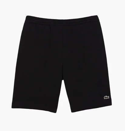Шорты мужские Lacoste Non Brushed Fleece Black GH9627-51-031