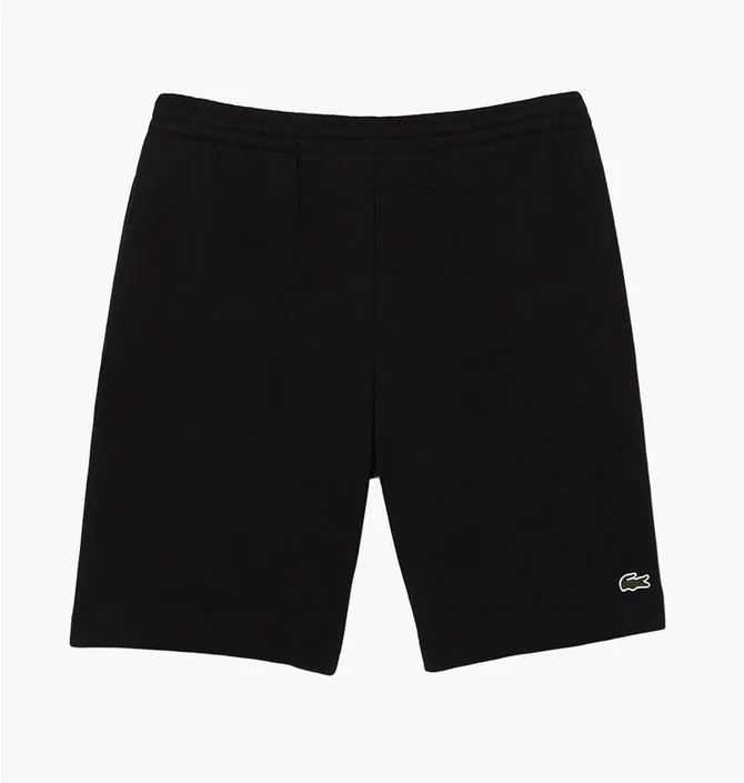 Шорты мужские Lacoste Non Brushed Fleece Black GH9627-51-031